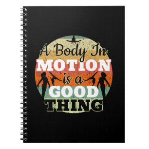 A Body in Motion - Girls Gymnastics Mindset Notebook