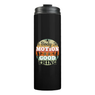 A Body in Motion - Girls Gymnastics Mindset  Thermal Tumbler