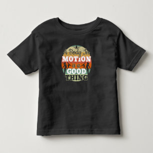 A Body in Motion - Girls Gymnastics Mindset Toddler T-Shirt