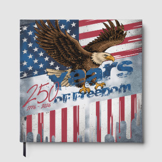 A bold, illustration of an American symbol Guest Book