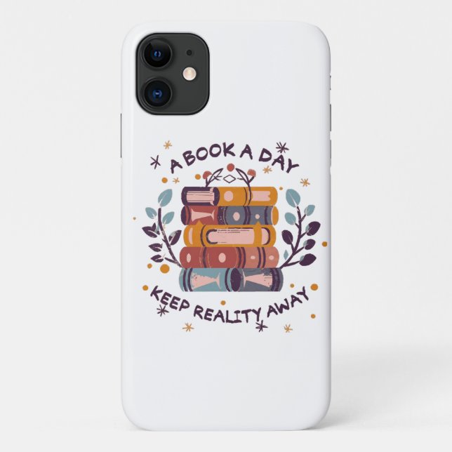 A book a day keep reality away Case-Mate iPhone case (Back)