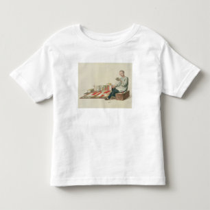 A Bookseller, plate 6 from 'The Costume of China', Toddler T-Shirt