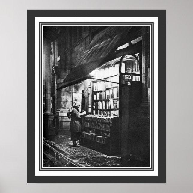 A Bookshop in London ca. 1926 Poster (Front)