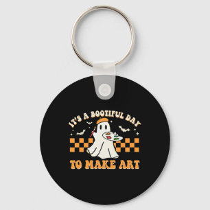 A Bootiful Day To Make Art Halloween Art Teacher G Key Ring
