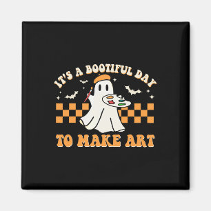 A Bootiful Day To Make Art Halloween Art Teacher G Magnet