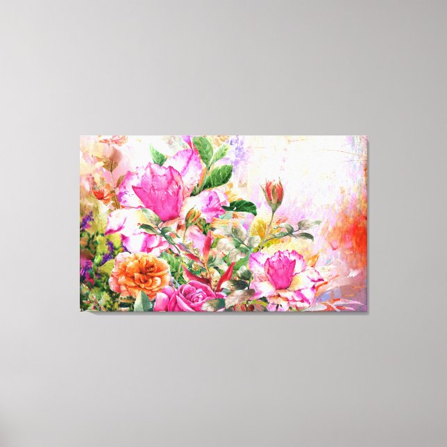 A Bouquet Of Flowers Wall Art (Front)