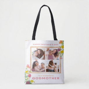  A Bouquet of Memories: Personalized Mother's Day  Tote Bag