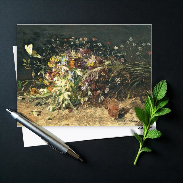 A bouquet of spring flowers with snowdrops postcard (Creator Uploaded)