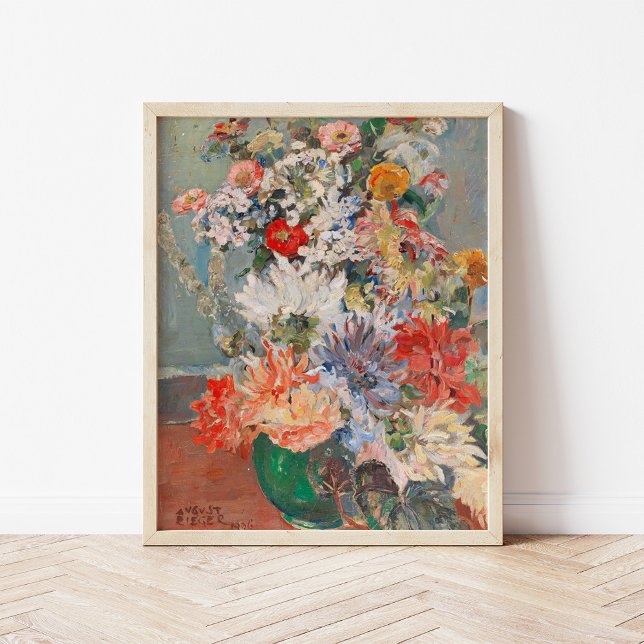 A Bouquet of Summer Flowers | August Rieger Poster (Creator Uploaded)