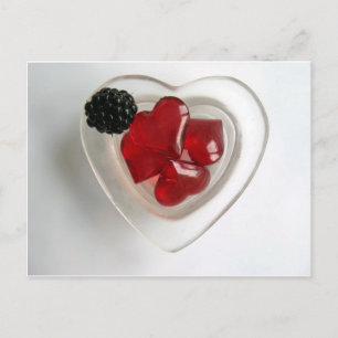 A Bowl of Hearts & A Blackberry Postcard