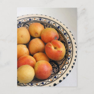 A bowl of Mediterranean Apricots 2 Postcard
