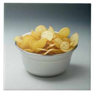 A Bowl of Potato Chips Tile