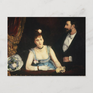 A Box at the Italians' Theatre, 1874 Postcard