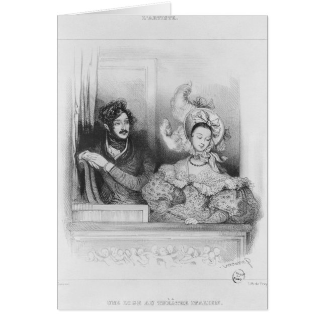 A box at the Theatre Italien, engraved by Frey (Front)