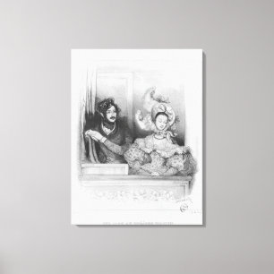 A box at the Theatre Italien, engraved by Frey Canvas Print