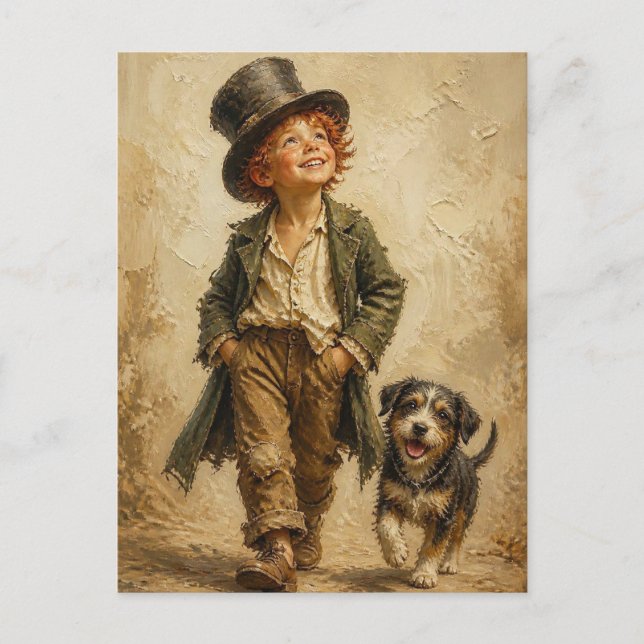 A Boy and His Best Friend Postcard (Front)