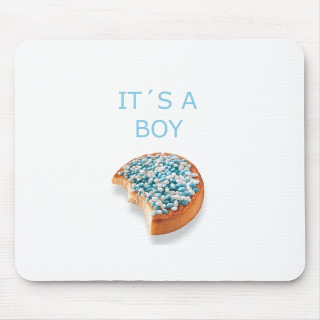 .a boy is born mouse pad (Front)