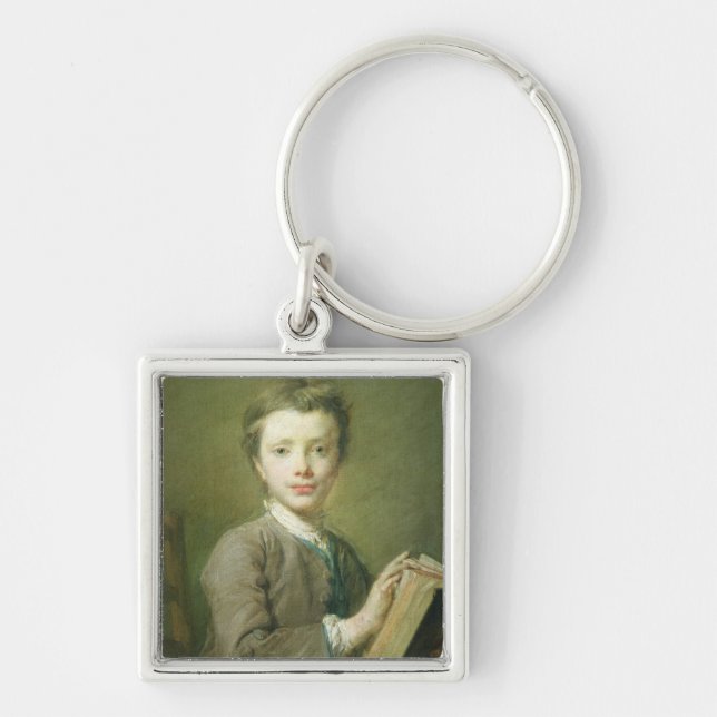 A Boy with a Book, c.1740 Key Ring (Front)