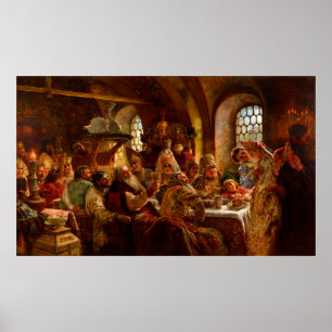A Boyar Wedding Feast by Konstantin Makovsky 1883 Poster