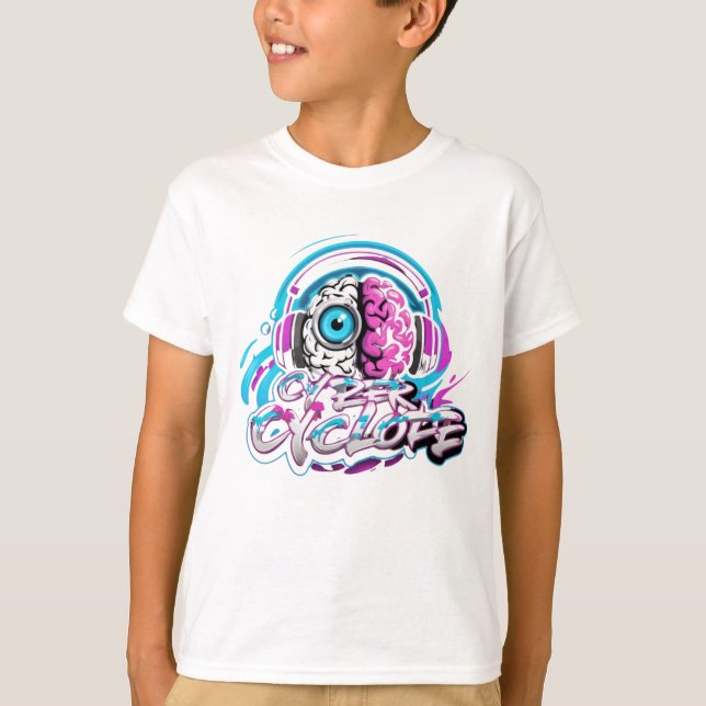 A brain desgin t-Shirt for kids.best t-shirt d w.g (Front)