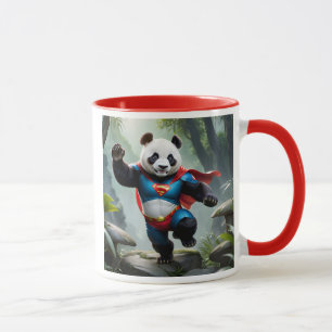A brave hero panda. mug