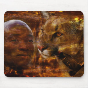 A brave warrior in South Africa Mouse Pad