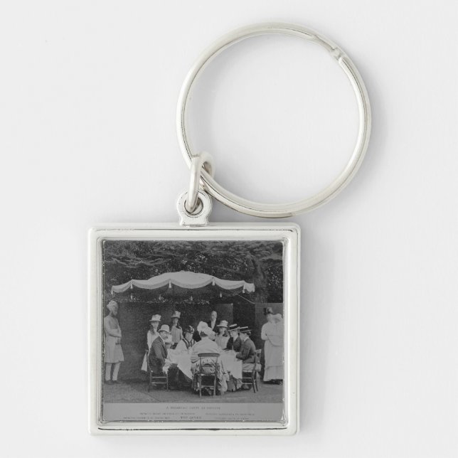 A Breakfast Party at Osbourne Key Ring (Front)