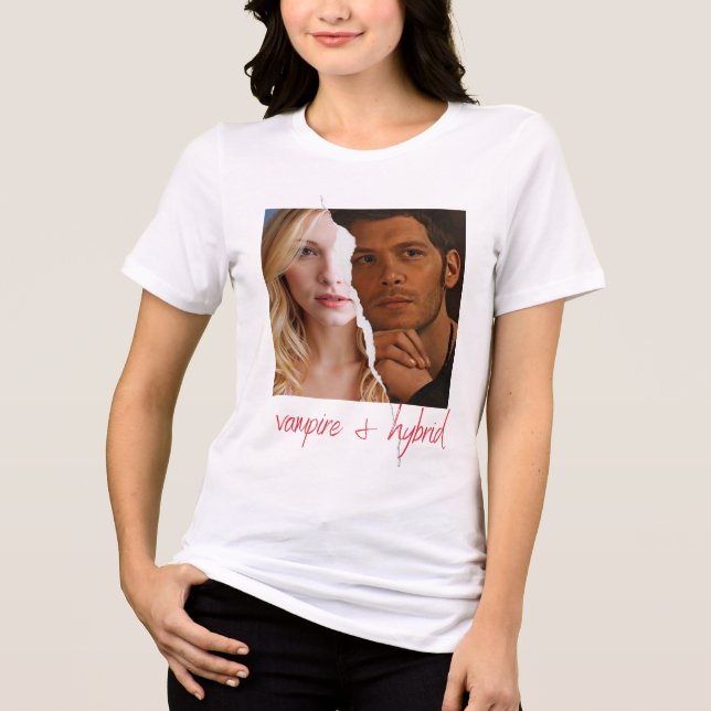 A breakup story - when we leave a relationship Tri-Blend shirt (Front)