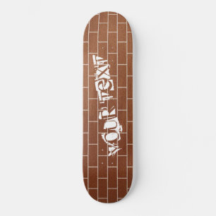 A Brick Wall - Custom Text / Name / More Skateboard