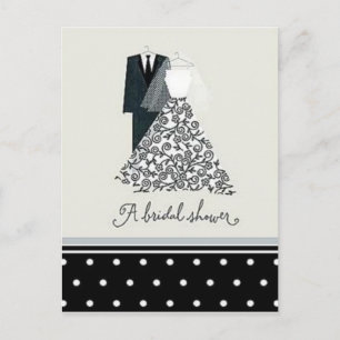 A Bridal Shower Invitation Postcard