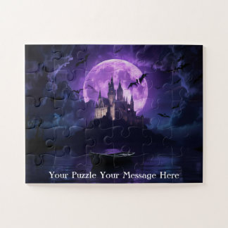 A bright full moon of bats jigsaw puzzle