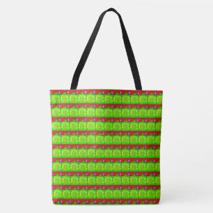 A Bright Green Merry Tote Bag