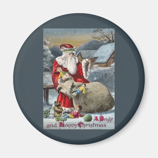 A Bright & Merry Christmas Magnet (Front)