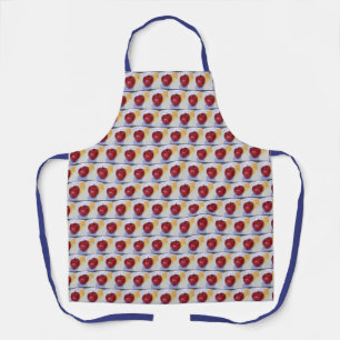 A Bright Red Apple Apron
