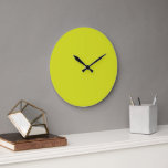 A bright yellow square with a distinct white borde large clock<br><div class="desc">Enhance your space with this bright yellow square featuring a crisp white border. The simple yet eye-catching design adds a pop of colour and style to any room. Made with high-quality materials,  this piece is perfect for adding a touch of personality to your home decor.</div>