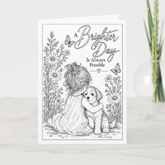 A Brighter Day Is Possible Colour Me Card