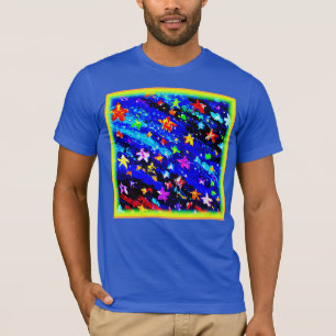 A Brightly Coloured Starry Skies. Buy Now T-Shirt