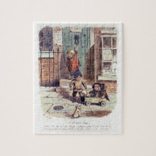 A Brilliant Idea (pen and coloured ink on paper) Jigsaw Puzzle