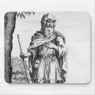 A British Druid, engraved by van der Gucht, 1723 Mouse Pad