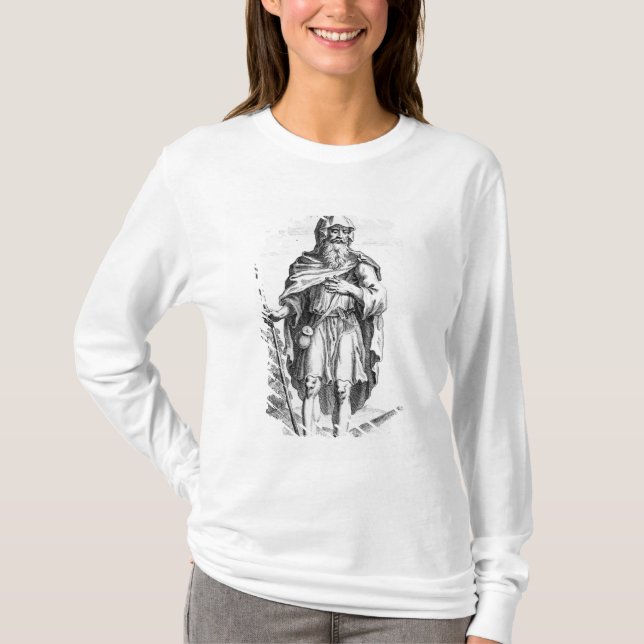 A British Druid, engraved by van der Gucht, 1723 T-Shirt (Front)