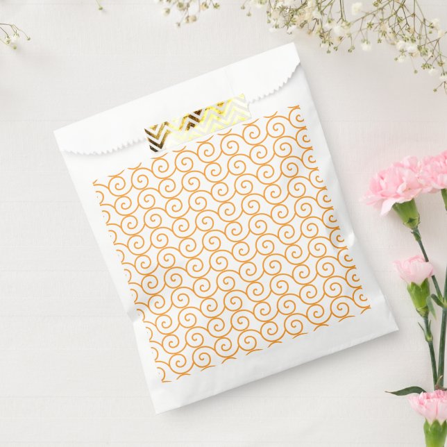 A brown and orange rug with a repeating pattern mo favour bags (Sealed)