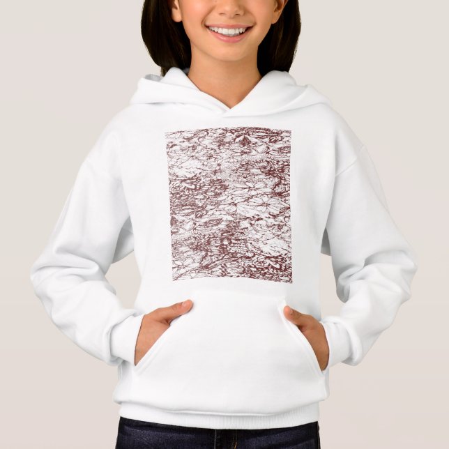 a brown and white background with a rough texture (Front)