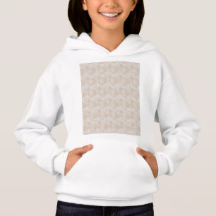a brown background with a pattern of circles