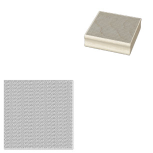A brown rug displaying a symmetrical design featur rubber stamp