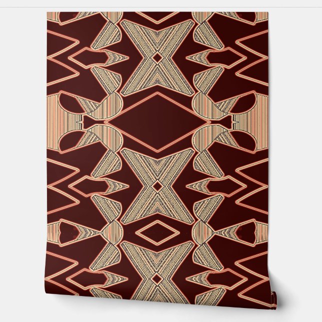 A brown textured "Ratti_Creative_Arts" wallpaper W (Unrolling)