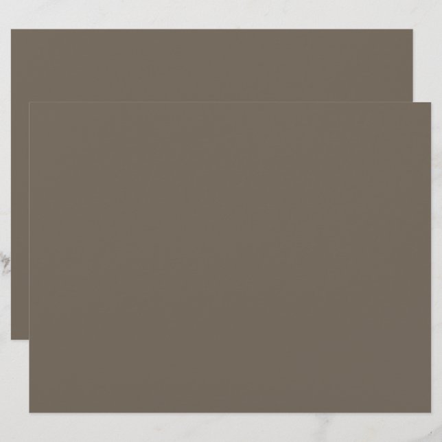 a brown wall with a black and white clock on it custom letterhead (Front/Back)
