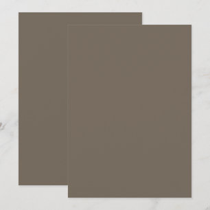 a brown wall with a black and white clock on it thank you card