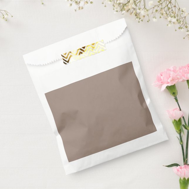 a brown wall with a clock on it favour bags (Sealed)