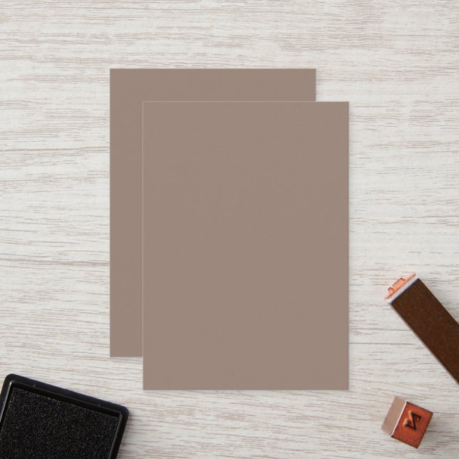 a brown wall with a clock on it loyalty card (Front/Back In Situ)