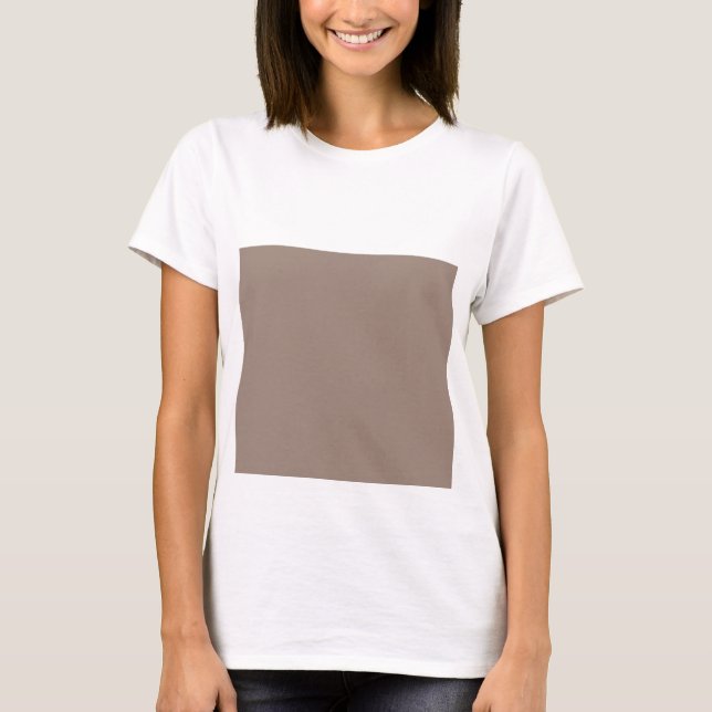 a brown wall with a clock on it T-Shirt (Front)